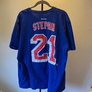 Reebok NHL NY Rangers #21 Stepan t-shirt XL
